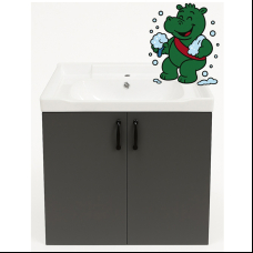 Тумба с раковиной Торнадо PLUS 045195181 60x55x47